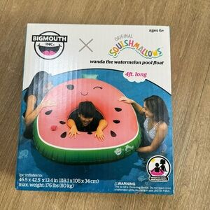 Squishmallow Pool Float Watermleon. NIB